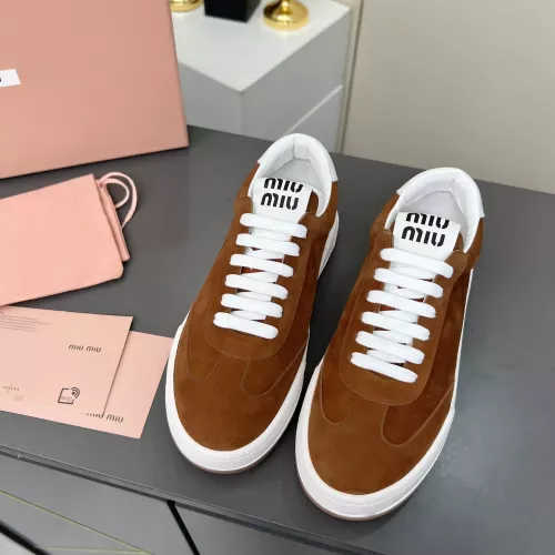 Replica MIU MIU Casual Shoes For Women #1289377 $100.00 USD for Wholesale