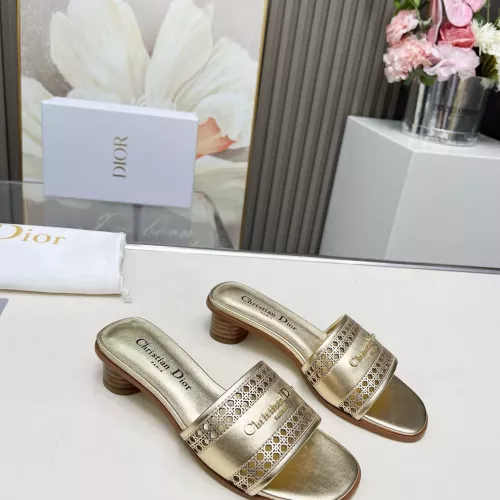 Replica Christian Dior Slippers For Women #1289409 $85.00 USD for Wholesale