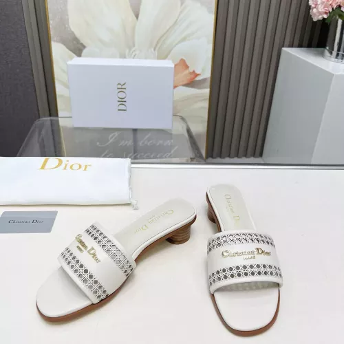 Replica Christian Dior Slippers For Women #1289410 $85.00 USD for Wholesale