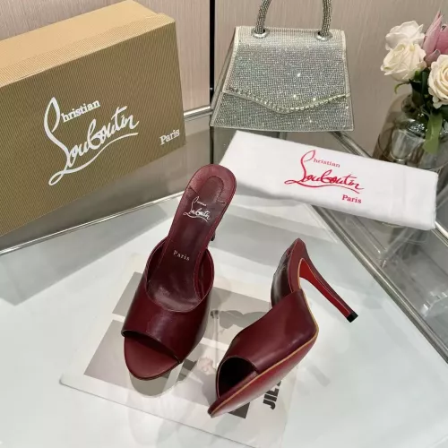 Replica Christian Louboutin CL Slippers For Women #1289418 $76.00 USD for Wholesale