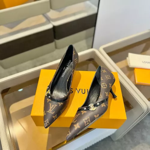 Louis Vuitton High-Heeled Shoes For Women #1289454 $115.00 USD, Wholesale Replica Louis Vuitton High-Heeled Shoes