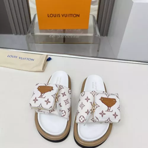 Louis Vuitton Slippers For Women #1289476 $80.00 USD, Wholesale Replica Louis Vuitton Slippers