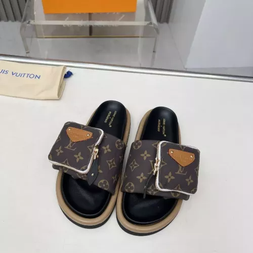 Louis Vuitton Slippers For Women #1289477 $80.00 USD, Wholesale Replica Louis Vuitton Slippers