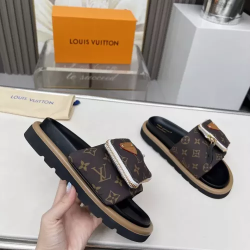 Replica Louis Vuitton Slippers For Women #1289477 $80.00 USD for Wholesale