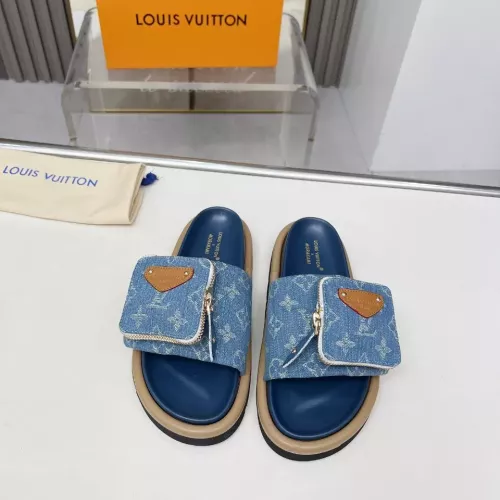 Louis Vuitton Slippers For Women #1289479 $80.00 USD, Wholesale Replica Louis Vuitton Slippers