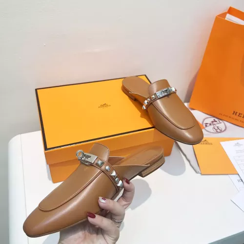 Replica Hermes Slippers For Women #1289503 $100.00 USD for Wholesale