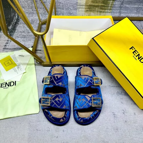 Replica Fendi Slippers For Women #1289520 $85.00 USD for Wholesale