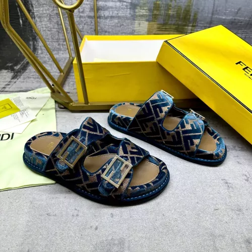 Replica Fendi Slippers For Women #1289521 $85.00 USD for Wholesale