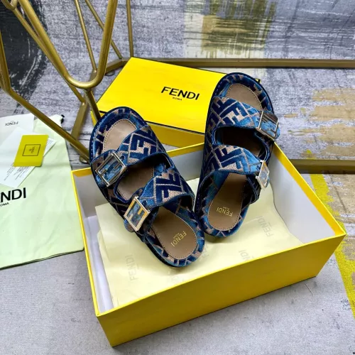 Replica Fendi Slippers For Women #1289521 $85.00 USD for Wholesale