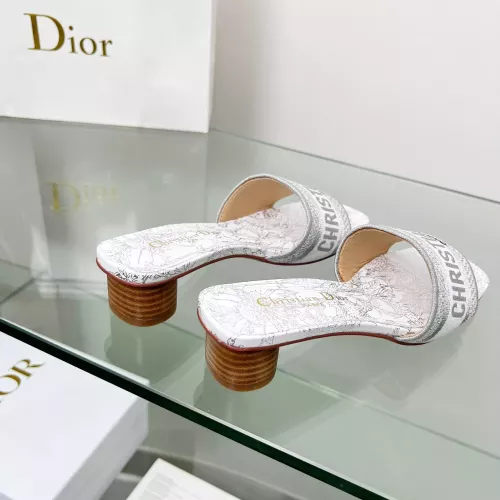 Replica Christian Dior Slippers For Women #1289523 $85.00 USD for Wholesale