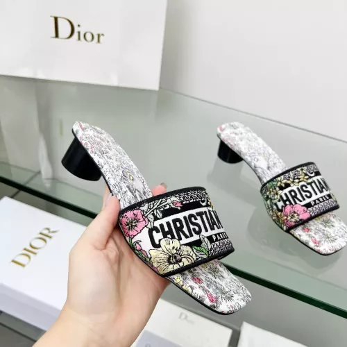 Replica Christian Dior Slippers For Women #1289528 $85.00 USD for Wholesale