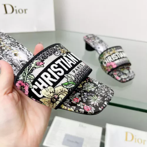 Replica Christian Dior Slippers For Women #1289529 $85.00 USD for Wholesale