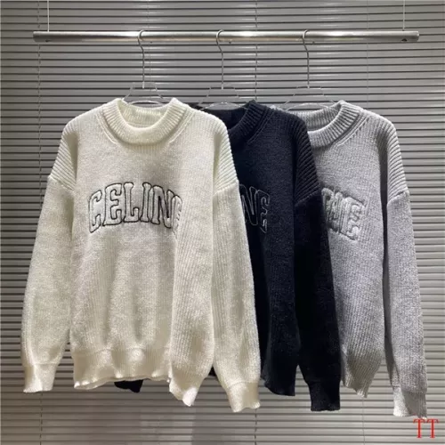 Replica Celine Sweaters Long Sleeved For Unisex #1289615 $52.00 USD for Wholesale