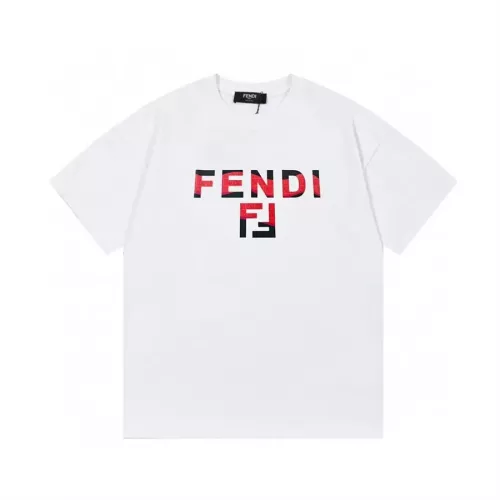 Fendi T-Shirts Short Sleeved For Unisex #1289749 $42.00 USD, Wholesale Replica Fendi T-Shirts