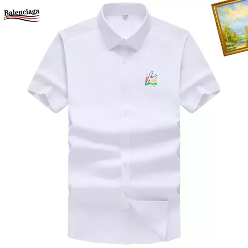 Balenciaga Shirts Short Sleeved For Men #1289779 $38.00 USD, Wholesale Replica Balenciaga Shirts