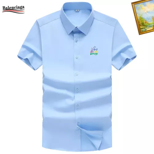 Balenciaga Shirts Short Sleeved For Men #1289781 $38.00 USD, Wholesale Replica Balenciaga Shirts