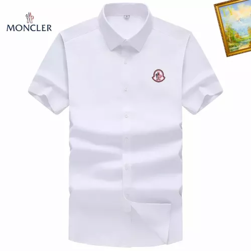 Moncler Shirts Short Sleeved For Men #1289792 $38.00 USD, Wholesale Replica Moncler Shirts