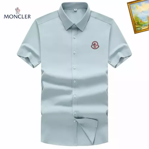 Moncler Shirts Short Sleeved For Men #1289794 $38.00 USD, Wholesale Replica Moncler Shirts