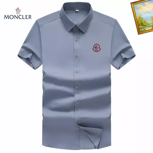 Moncler Shirts Short Sleeved For Men #1289795 $38.00 USD, Wholesale Replica Moncler Shirts