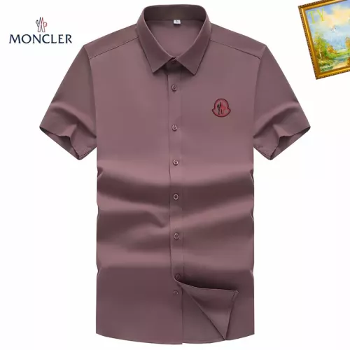 Moncler Shirts Short Sleeved For Men #1289796 $38.00 USD, Wholesale Replica Moncler Shirts