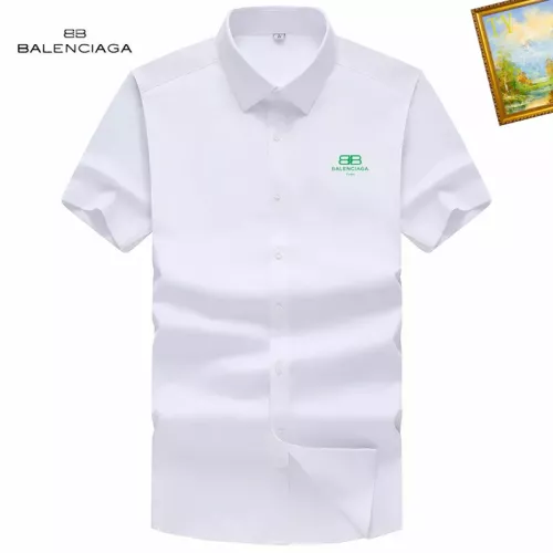 Balenciaga Shirts Short Sleeved For Men #1289811 $38.00 USD, Wholesale Replica Balenciaga Shirts