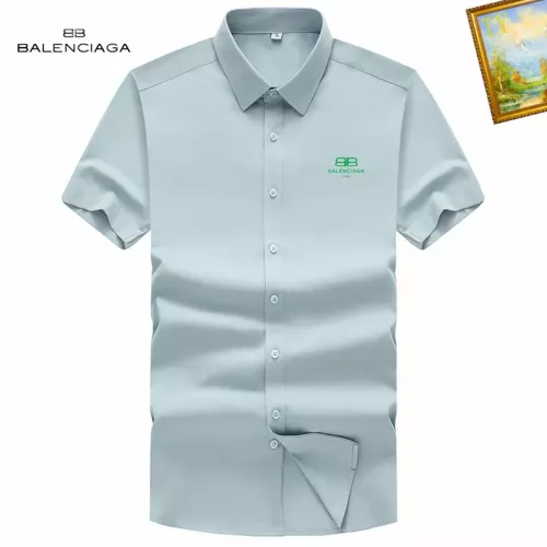 Balenciaga Shirts Short Sleeved For Men #1289812 $38.00 USD, Wholesale Replica Balenciaga Shirts