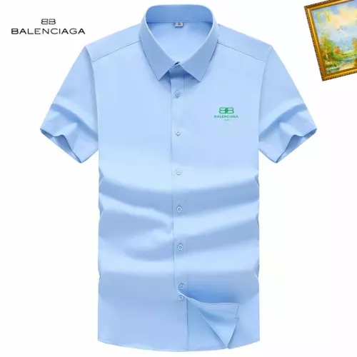 Balenciaga Shirts Short Sleeved For Men #1289813 $38.00 USD, Wholesale Replica Balenciaga Shirts