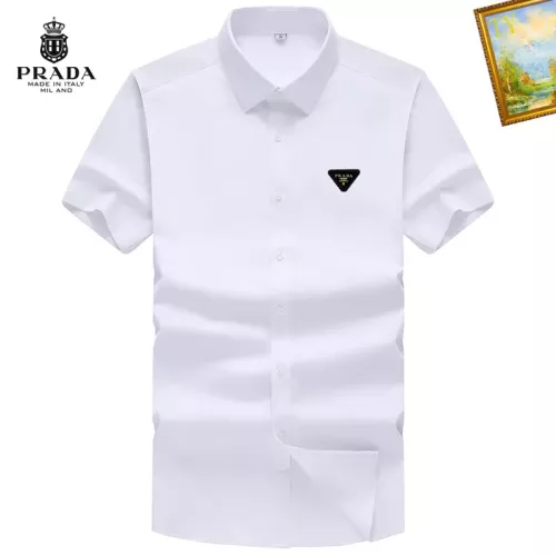 Prada Shirts Short Sleeved For Men #1289826 $38.00 USD, Wholesale Replica Prada Shirts