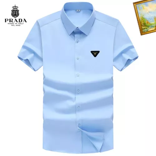 Prada Shirts Short Sleeved For Men #1289827 $38.00 USD, Wholesale Replica Prada Shirts