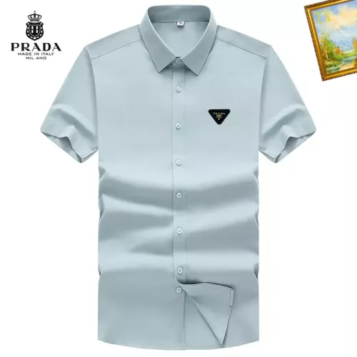 Prada Shirts Short Sleeved For Men #1289828 $38.00 USD, Wholesale Replica Prada Shirts