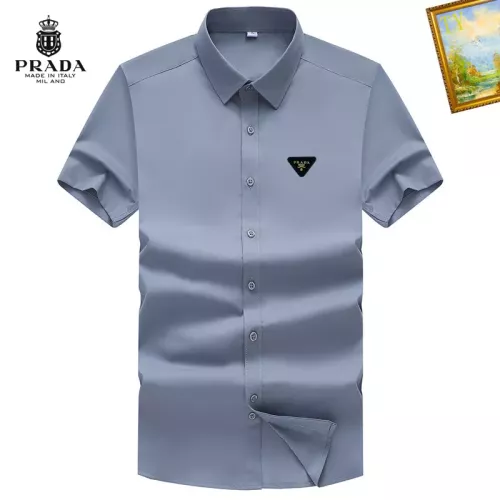 Prada Shirts Short Sleeved For Men #1289829 $38.00 USD, Wholesale Replica Prada Shirts