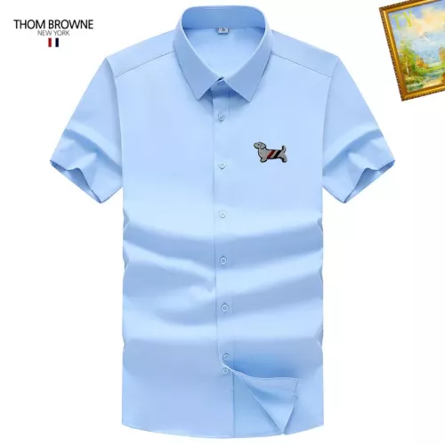 Thom Browne TB Shirts Short Sleeved For Men #1289833 $38.00 USD, Wholesale Replica Thom Browne TB Shirts