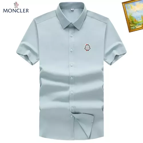 Moncler Shirts Short Sleeved For Men #1289842 $38.00 USD, Wholesale Replica Moncler Shirts