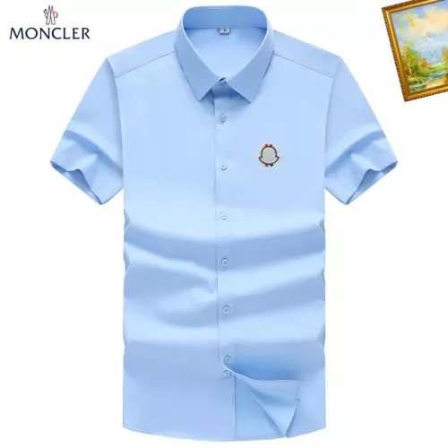 Moncler Shirts Short Sleeved For Men #1289843 $38.00 USD, Wholesale Replica Moncler Shirts