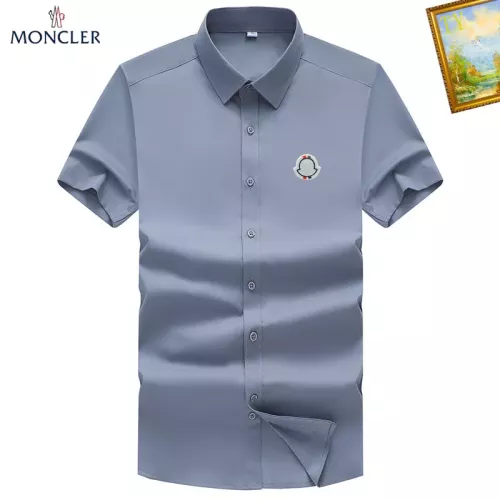 Moncler Shirts Short Sleeved For Men #1289844 $38.00 USD, Wholesale Replica Moncler Shirts