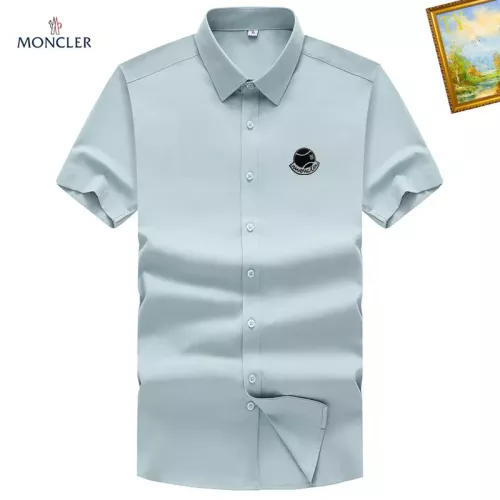 Moncler Shirts Short Sleeved For Men #1289847 $38.00 USD, Wholesale Replica Moncler Shirts