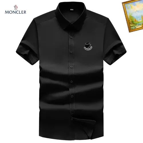 Moncler Shirts Short Sleeved For Men #1289850 $38.00 USD, Wholesale Replica Moncler Shirts