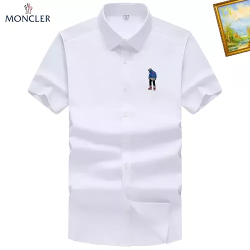 Moncler Shirts Short Sleeved For Men #1289851 $38.00 USD, Wholesale Replica Moncler Shirts