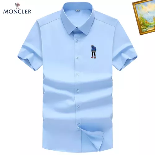 Moncler Shirts Short Sleeved For Men #1289853 $38.00 USD, Wholesale Replica Moncler Shirts