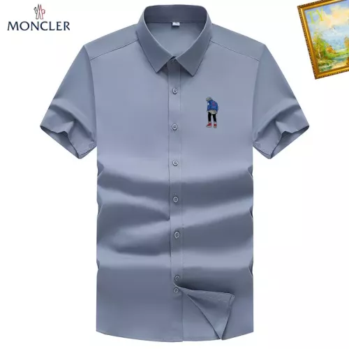 Moncler Shirts Short Sleeved For Men #1289854 $38.00 USD, Wholesale Replica Moncler Shirts