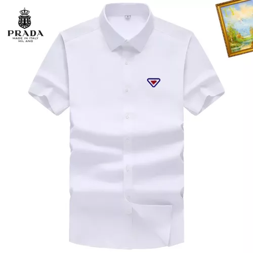 Prada Shirts Short Sleeved For Men #1289856 $38.00 USD, Wholesale Replica Prada Shirts