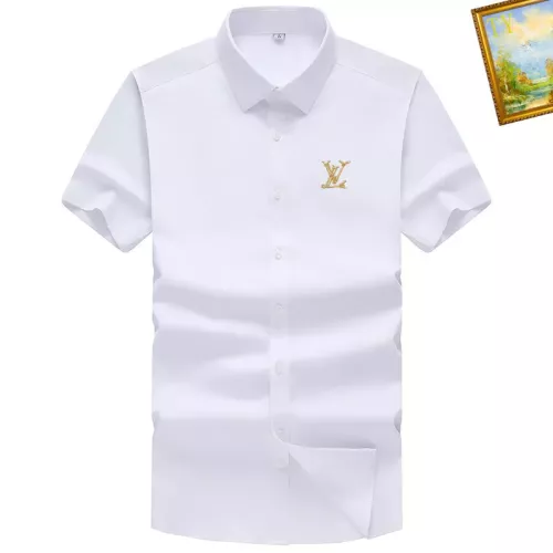 Louis Vuitton LV Shirts Short Sleeved For Men #1289858 $38.00 USD, Wholesale Replica Louis Vuitton LV Shirts