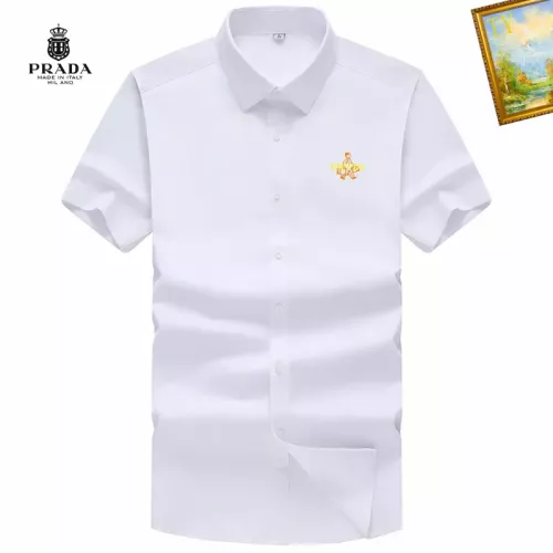 Prada Shirts Short Sleeved For Men #1289860 $38.00 USD, Wholesale Replica Prada Shirts