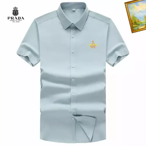 Prada Shirts Short Sleeved For Men #1289861 $38.00 USD, Wholesale Replica Prada Shirts