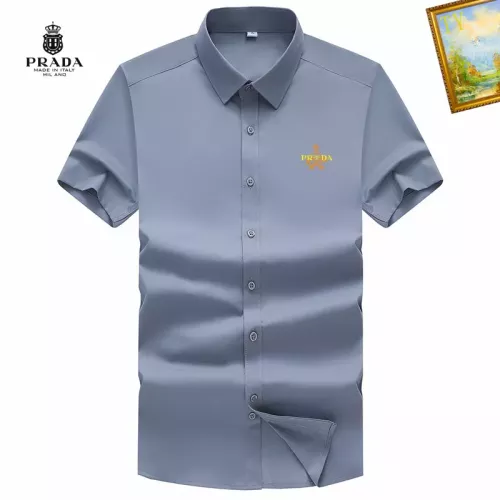 Prada Shirts Short Sleeved For Men #1289863 $38.00 USD, Wholesale Replica Prada Shirts