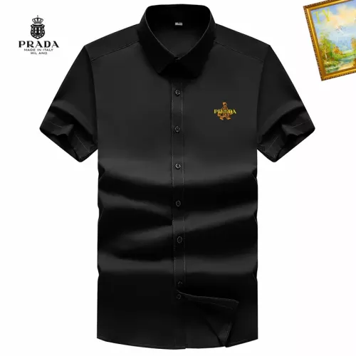 Prada Shirts Short Sleeved For Men #1289864 $38.00 USD, Wholesale Replica Prada Shirts