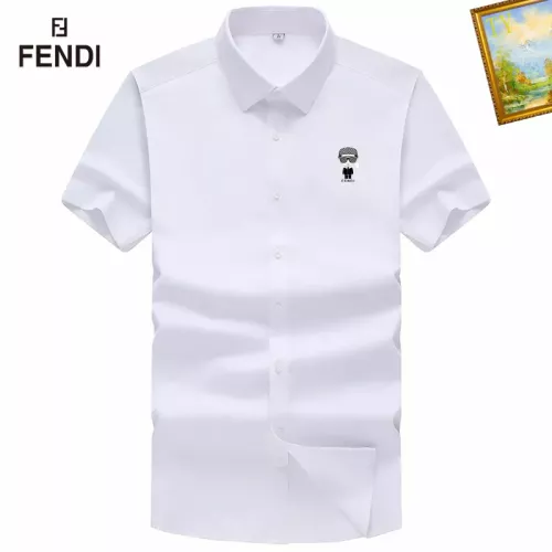 Fendi Shirts Short Sleeved For Men #1289870 $38.00 USD, Wholesale Replica Fendi Shirts