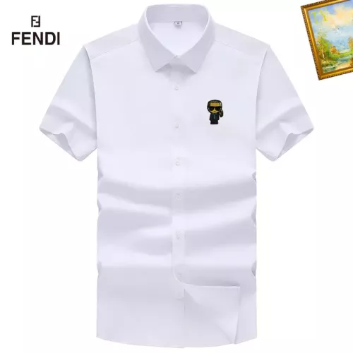 Fendi Shirts Short Sleeved For Men #1289875 $38.00 USD, Wholesale Replica Fendi Shirts