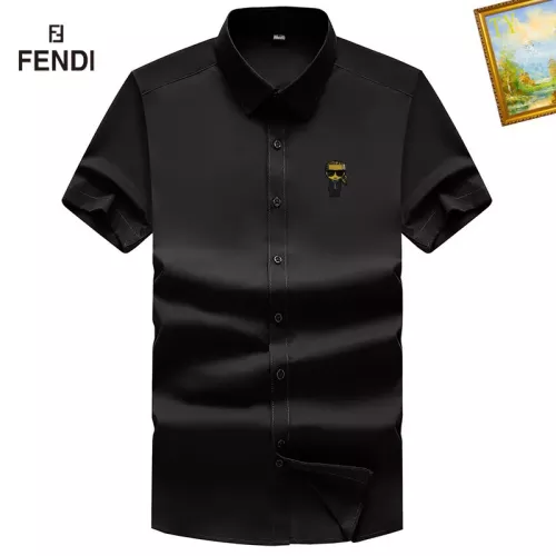 Fendi Shirts Short Sleeved For Men #1289879 $38.00 USD, Wholesale Replica Fendi Shirts