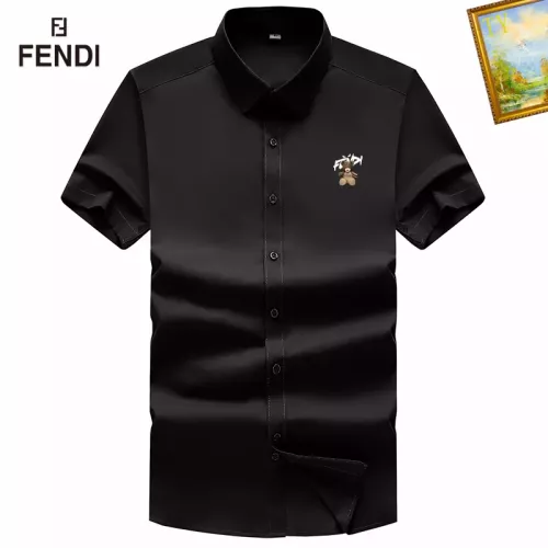 Fendi Shirts Short Sleeved For Men #1289884 $38.00 USD, Wholesale Replica Fendi Shirts